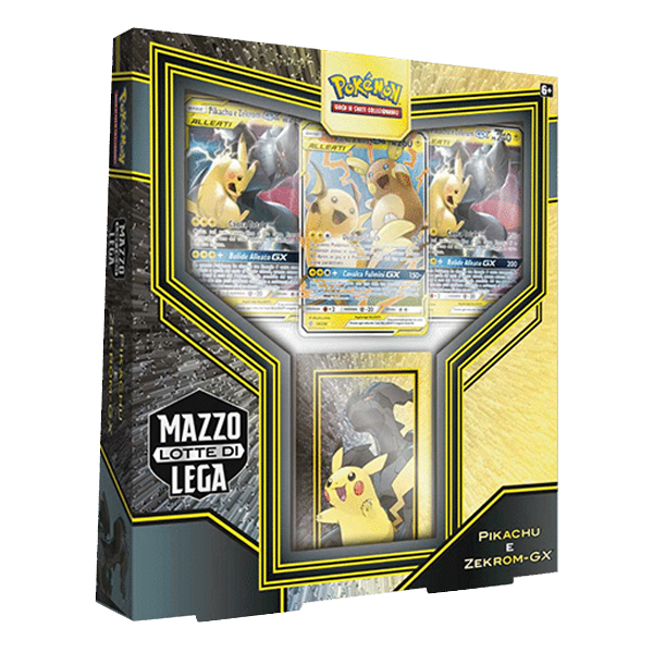 Deck Mazzo Lotta di Lega Pikachu e Zekrom GX