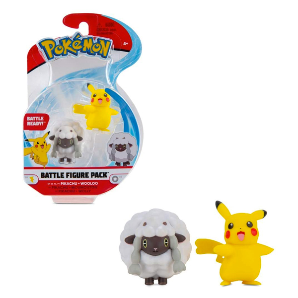 Battle Feature Figure Pack - Pikachu e Wooloo