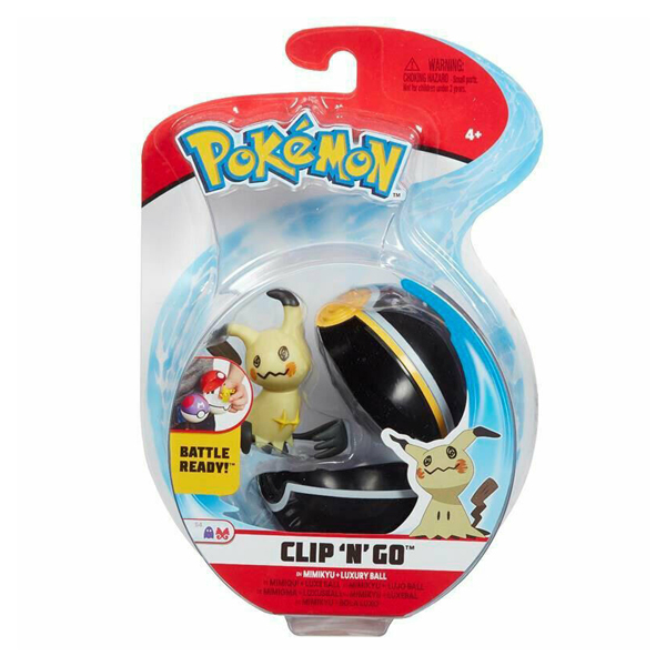 Pokémon Clip 'n' Go Mimikyu + Luxury Ball