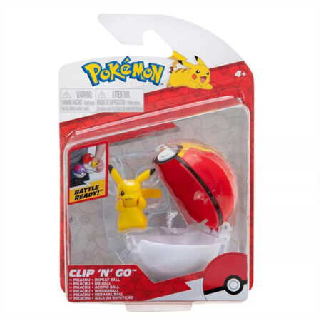 Pokémon Figure Clip 'n' Go Pikachu + Repeat Ball