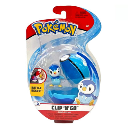 Pokémon Figure Clip 'n' Go Piplup + Dive Ball