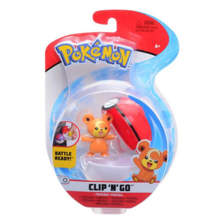 Pokémon Figure Clip 'n' Go Teddiursa + Poké Ball