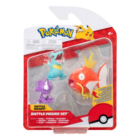 Pokémon Battle Figure 3-Pack Totodile