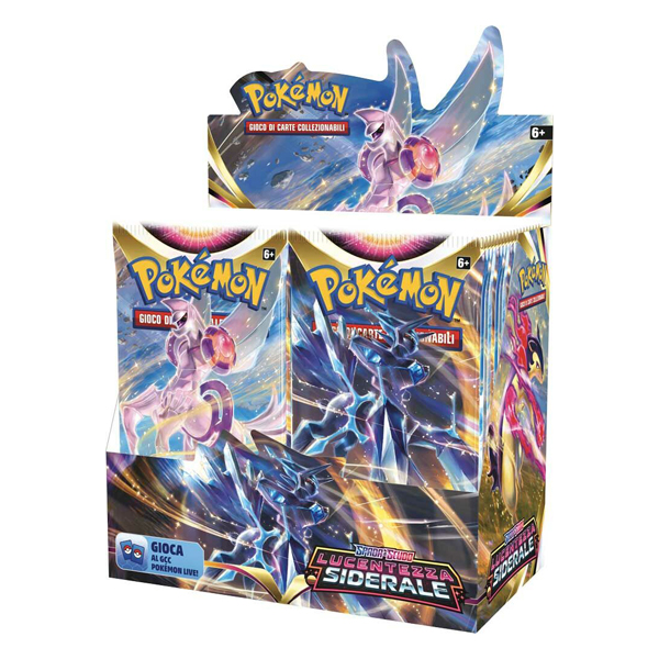 Pokémon Spada e Scudo Lucentezza Siderale - Box 36 Buste (ITA)