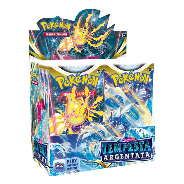 PREORDINE - Pokémon Spada e Scudo Tempesta Argentata - Box 36 Buste (ITA)