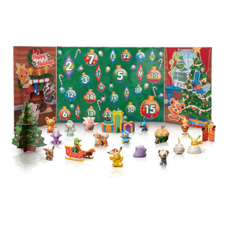 Pokémon Calendario dell'Avvento Christmas Holidays 2022 - 24 Giorni - 16 Figures + 8 Decorazioni