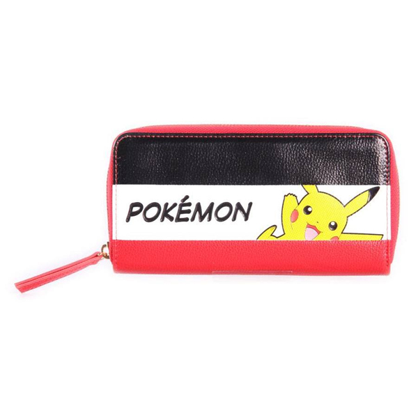 Portamonete Portafoglio Pokemon Pikachu con Zip