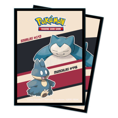 Bustine Protettive 65 Deck Protector Sleeves - Standard 66x91 mm - Snorlax & Munchlax