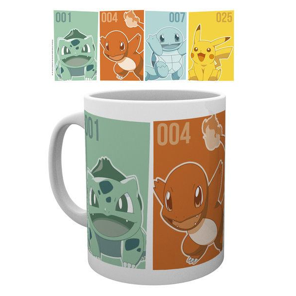 Pokémon Mug Tazza Kanto Starters (Pikachu