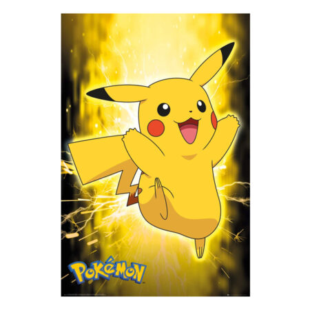 Pokémon Mega Poster Pikachu Neon - 61 x 91.5 cm