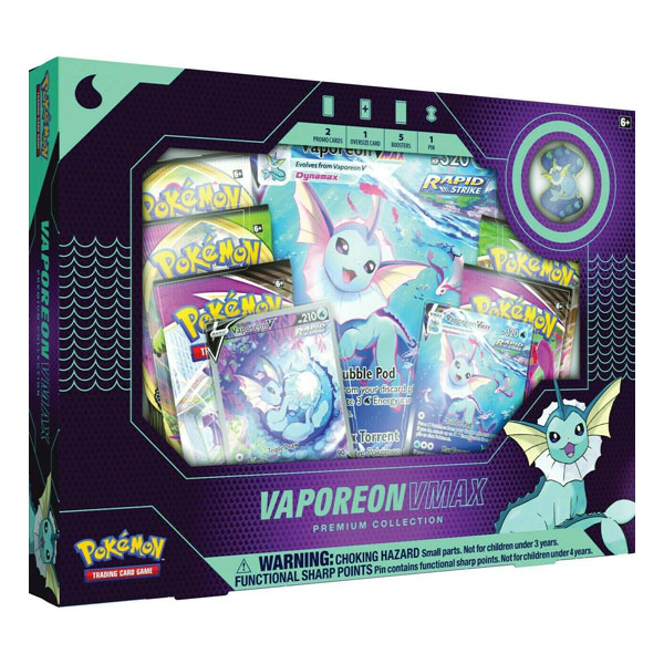 Pokémon Premium Collezione VMax Box - Vaporeon VMAX (ITA)
