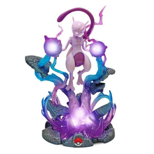 Pokémon Light-Up Deluxe Statua Figure Mewtwo 25 cm