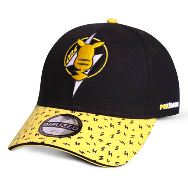 Pokémon Cappello Cappellino da Baseball con Visiera Pikachu 025
