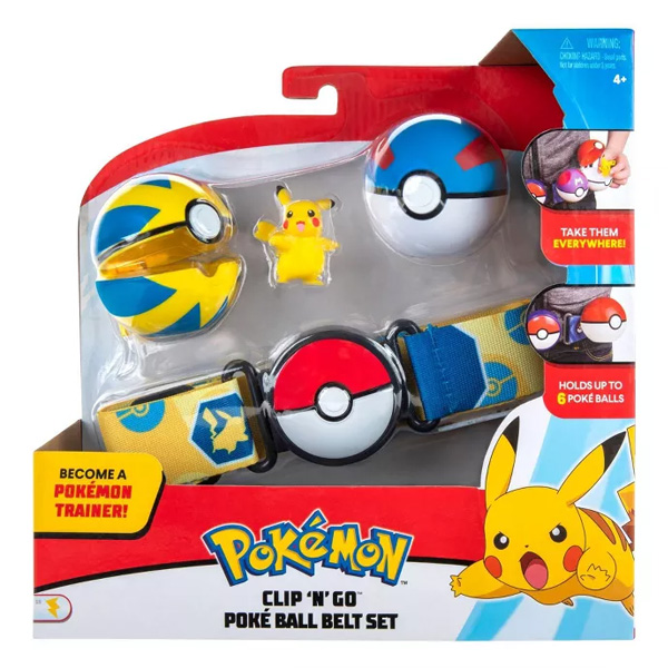 Pokémon Clip 'N' Go Pokéball Belt Wave 7 - Cintura Pikachu