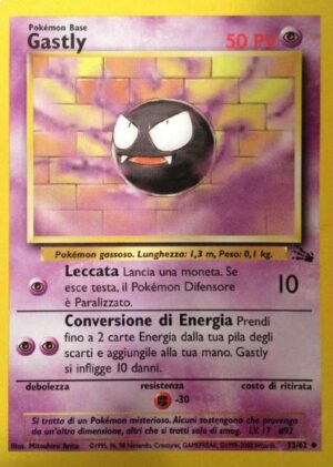 Gastly - Fossil 33/62 - Italiano - Excellent