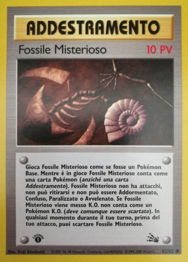 Fossile Misterioso - 1 Edizione - Fossil 62/62 - Italiano - Near Mint