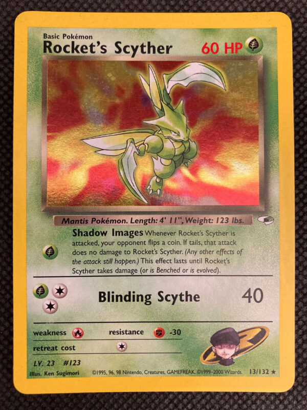 Rocket's Scyther - Gym Heroes 13/132 - Inglese- HOLO - Excellent