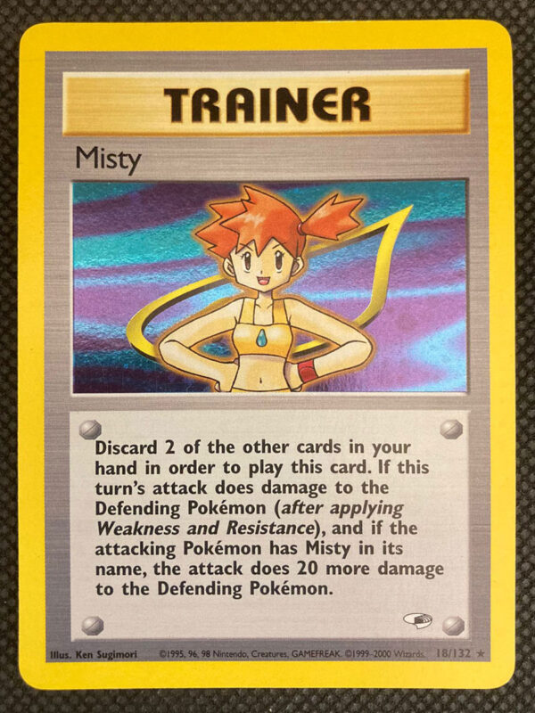 Misty - Gym Heroes 18/132 - Inglese- HOLO - Excellent