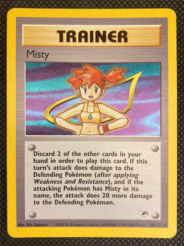 Misty - Gym Heroes 18/132 - Inglese- HOLO - Played