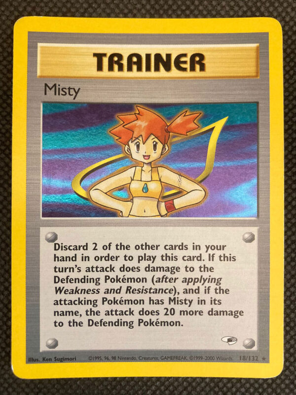 Misty - Gym Heroes 18/132 - Inglese- HOLO - Very Good