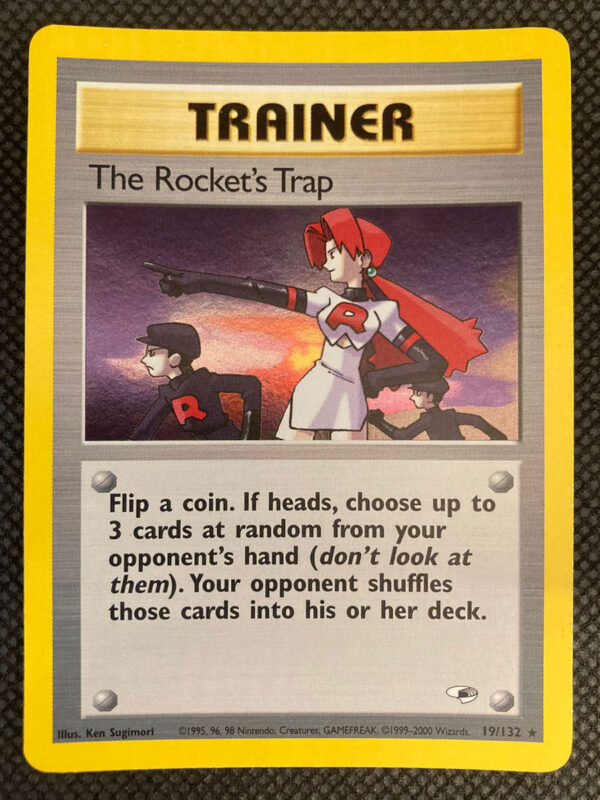 The Rocket's Trap - Gym Heroes 19/132 - Inglese- HOLO - Excellent