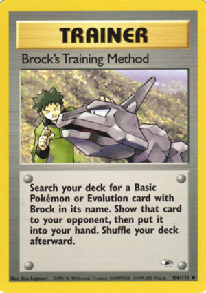 Brock's Training Method - Gym Heroes 106/132 - Inglese - Poor