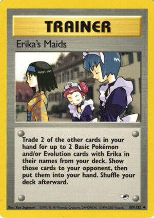 Erika's Maids - Gym Heroes 109/132 - Inglese - Very Good