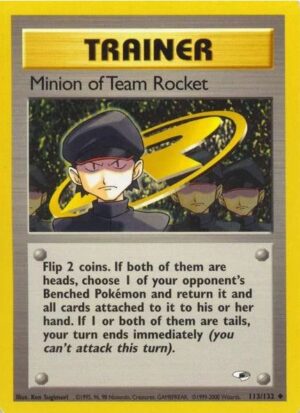 Minion of Team Rocket - Gym Heroes 113/132 - Inglese - Excellent