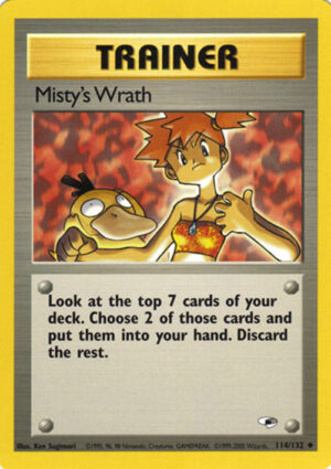 Misty's Wrath - Gym Heroes 114/132 - Inglese - Played