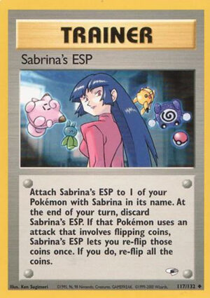 Sabrina's ESP - Gym Heroes 117/132 - Inglese - Excellent