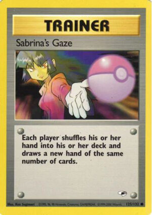 Sabrina's Gaze - Gym Heroes 125/132 - Inglese - Played