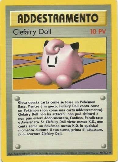 Clefairy Doll - Set Base 70/102 - Italiano - Excellent