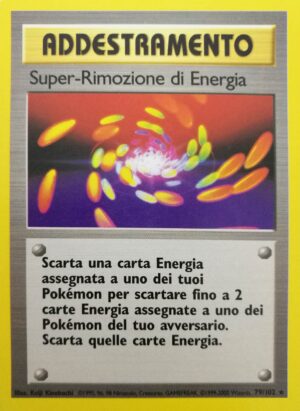 Super-Rimozione di Energia - 1 Edizione - Set Base 79/102 - Italiano - Excellent