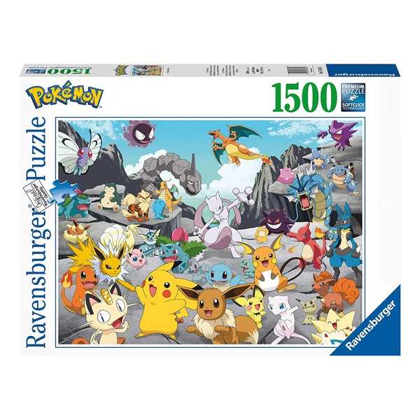 Puzzle Ravensburger Premium Pokémon Classics 1500 Pezzi