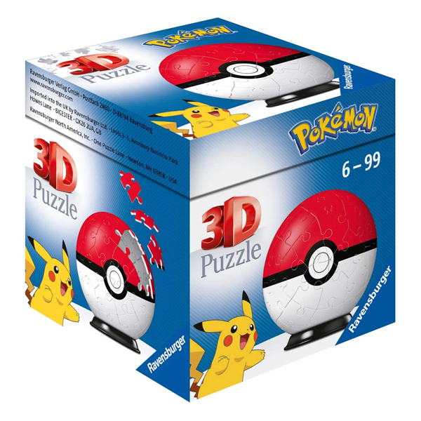 Puzzle Ravensburger 3D Pokémon Poké Ball