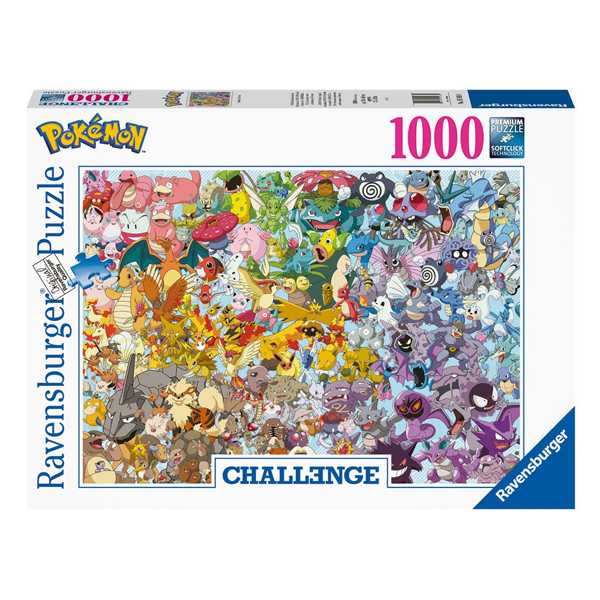 Puzzle Ravensburger Pokémon Challenge 1000 Pezzi
