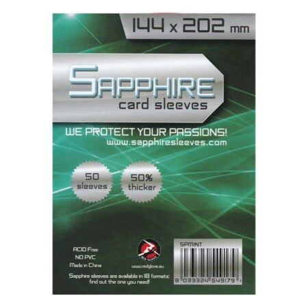 Bustine Protettive 50 Carte Sapphire 144x202 mm - Carte Jumbo