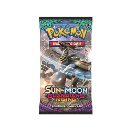 Pokemon Busta di Espansione 10 carte - Booste Pack Sun and Moon Guardians Rising - Artwork Kommo-o