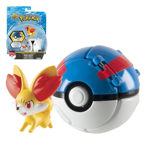 Pokémon Figure Throw 'N' Pop Poké Ball - Fennekin
