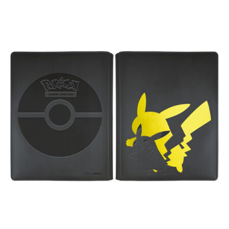 Album Raccoglitore Pro-Binder Zippered 9 Tasche - 9 Pocket 20 Pagine con Cerniera 360 Carte - Elite Series Pikachu