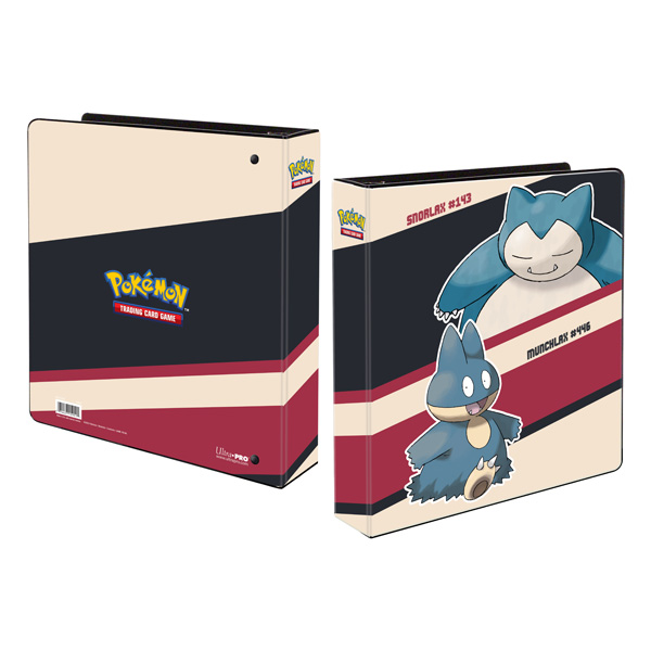 Album Raccoglitore ad Anelli Collectors Album per Fogli a 9 Tasche -  Portfolio - Snorlax & Munchlax - Pokelife, il Mondo dei Pokémon