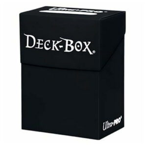Porta Mazzo Deck Box 80 Carte – Black Nero fumetto accessori