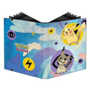 Album Raccoglitore Pokémon 360 Carte Pro Binder Portfolio 9 Tasche con Elastico – Pikachu & Mimikyu fumetto accessori