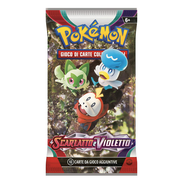 Pokémon Scarlatto e Violetto - Busta 10 Carte (Artwork Casuale)
