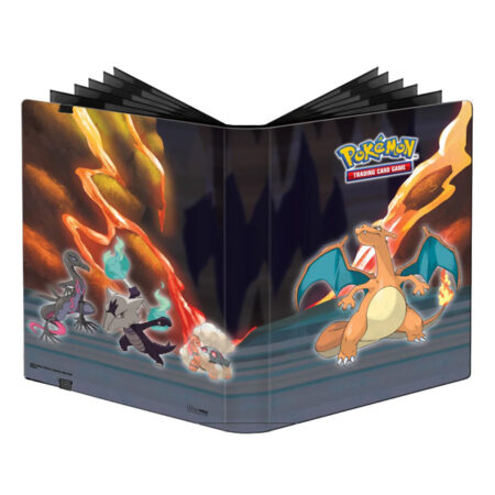 Album Raccoglitore Pokémon 360 Carte Pro Binder Portfolio 9 Tasche con Elastico - Scorching Summit - Charizard