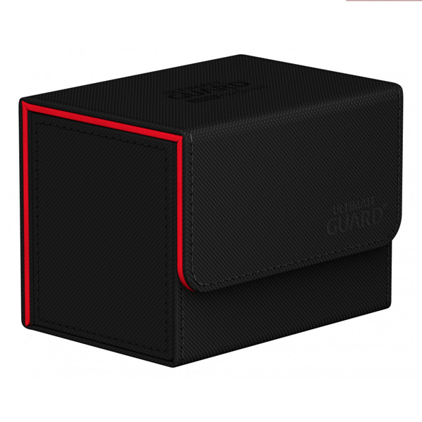 Porta Mazzo SideWinder 80+ Carte 2020 Exclusive - Standard Size XenoSkin - Black Red Nero Rosso