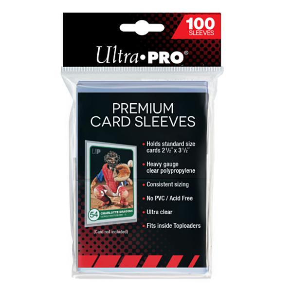 Bustine Protettive Premium Morbide 100 Card Sleeves - Clear Trasparente