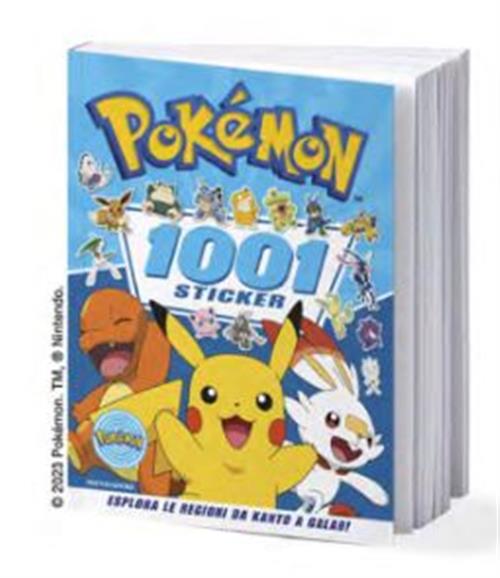 Pokemon - 1001 Sticker Volume Unico - Italiano