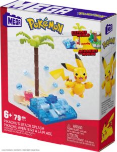 Pokémon Mega Construx Construction Set Pikachu’s Beach Splash giochi