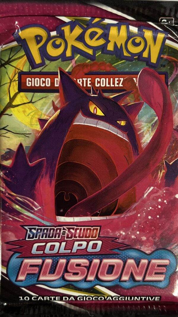 Pokémon Spada e Scudo - Colpo Fusione - Busta 10 Carte (Artwork Gengar)